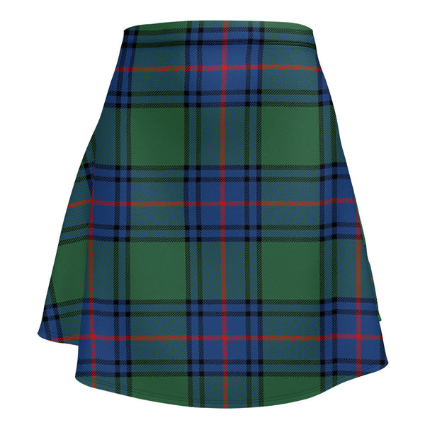 Shaw Modern Clan Badge Tartan Flared Skirt