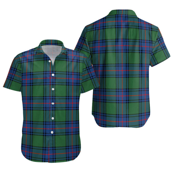 Shaw Modern Clan Badge Tartan Short Sleeve Shirt