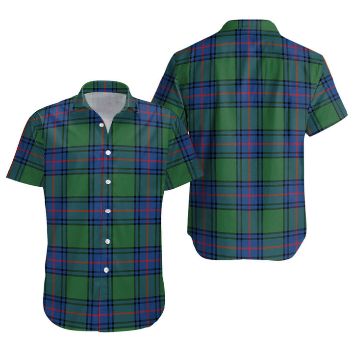 Shaw Modern Clan Badge Tartan Short Sleeve Shirt