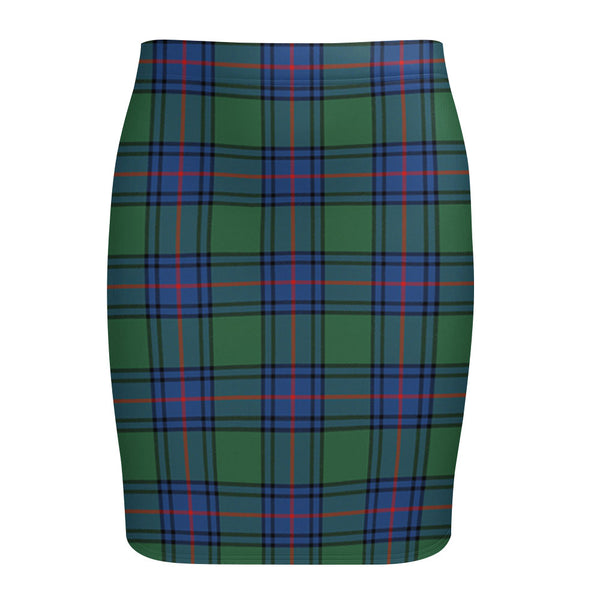 Shaw Modern Tartan Fitted Skirt