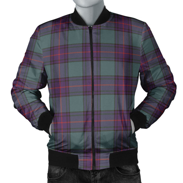 Shaw Weathered Clan Badge Tartan Bomber Jacket