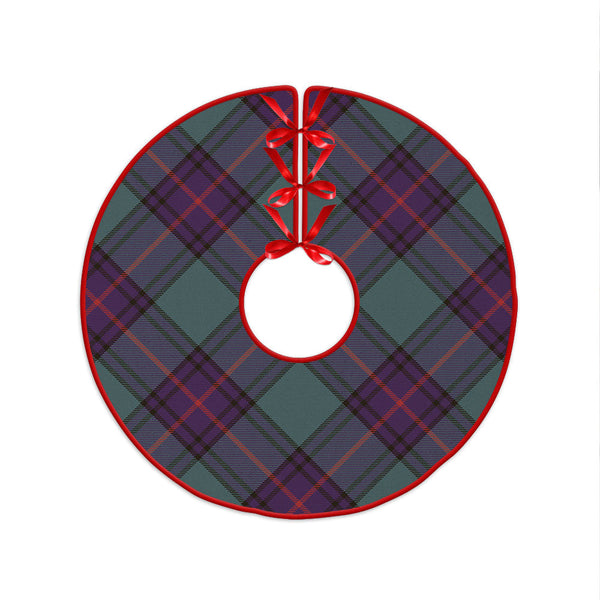 Shaw Weathered Clan Badge Tartan Christmas Tree Skirt