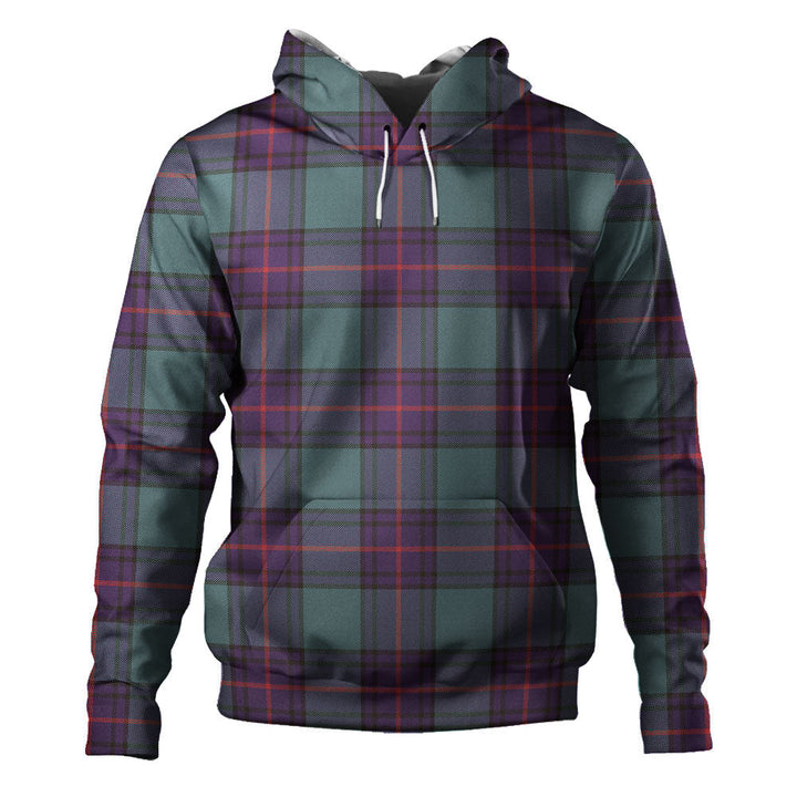 Shaw Weathered Clan Badge Tartan Hoodie