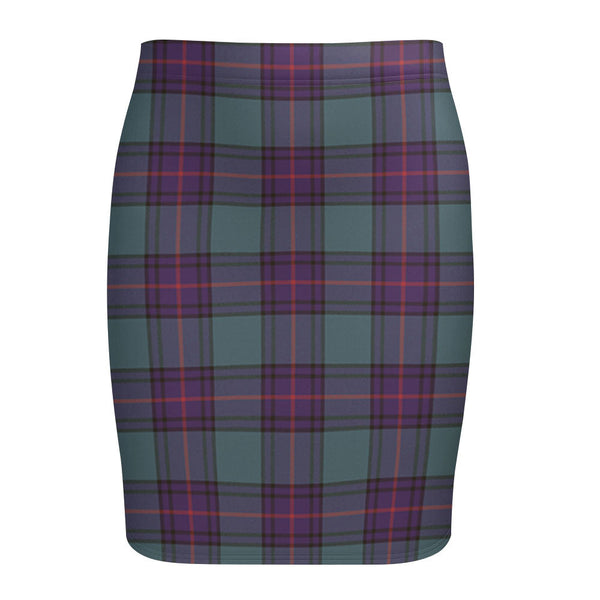 Shaw Weathered Tartan Fitted Skirt