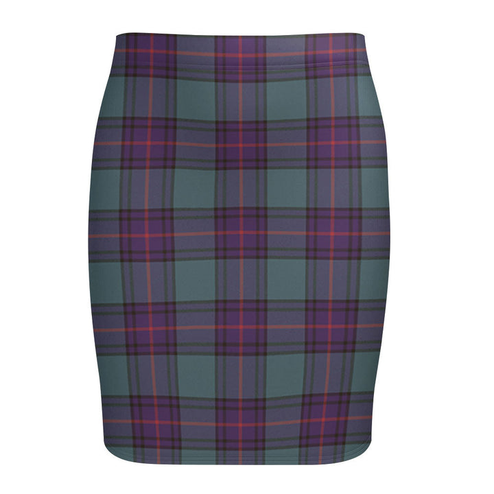 Shaw Weathered Tartan Fitted Skirt