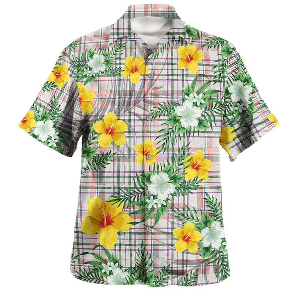 Shaw Women's Dress Ancient Clan Badge Tartan Hawaiian Shirt Summer Vibes Style