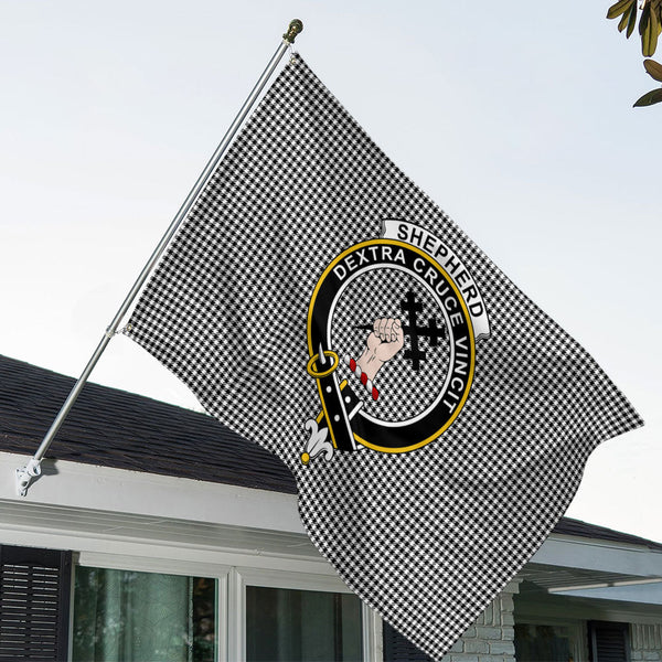 Shepherd Clan Badge Tartan House Flag