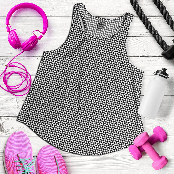 Shepherd Clan Badge Tartan Women Racerback Tank Top