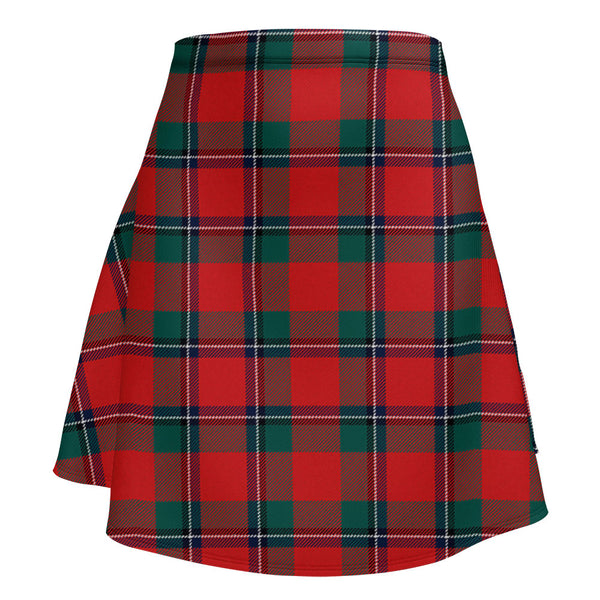 Sinclair Modern Clan Badge Tartan Flared Skirt