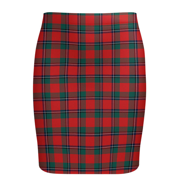 Sinclair Modern Tartan Fitted Skirt