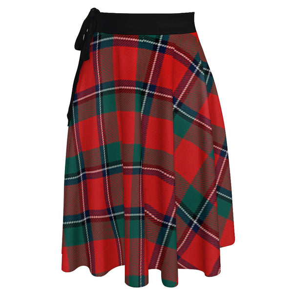 Sinclair Modern Tartan Wrap Skirt