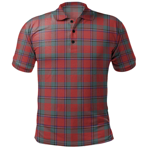 Sinclair Weathered Clan Badge Tartan Polo Shirt