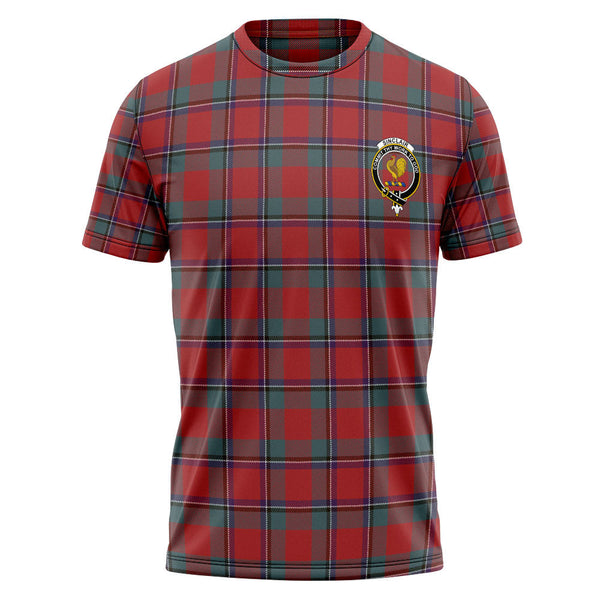 Sinclair Weathered Clan Badge Tartan T-Shirt