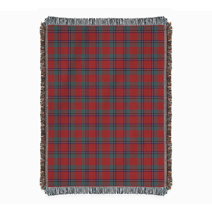 Sinclair Weathered Clan Badge Tartan Woven Blanket