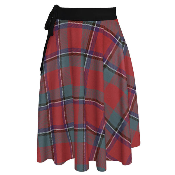 Sinclair Weathered Tartan Wrap Skirt