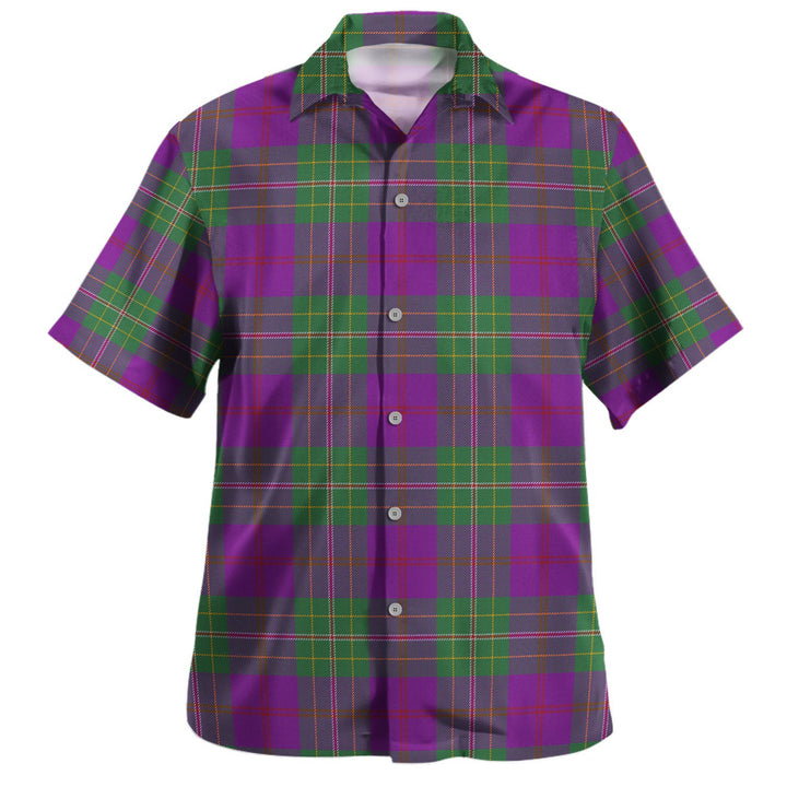 Singh Modern Tartan Hawaiian Shirt