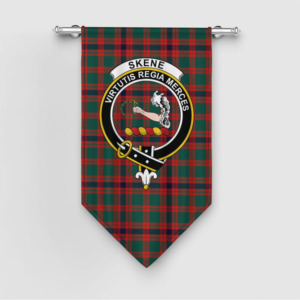 Skene Modern Clan Badge Tartan Gonfalon