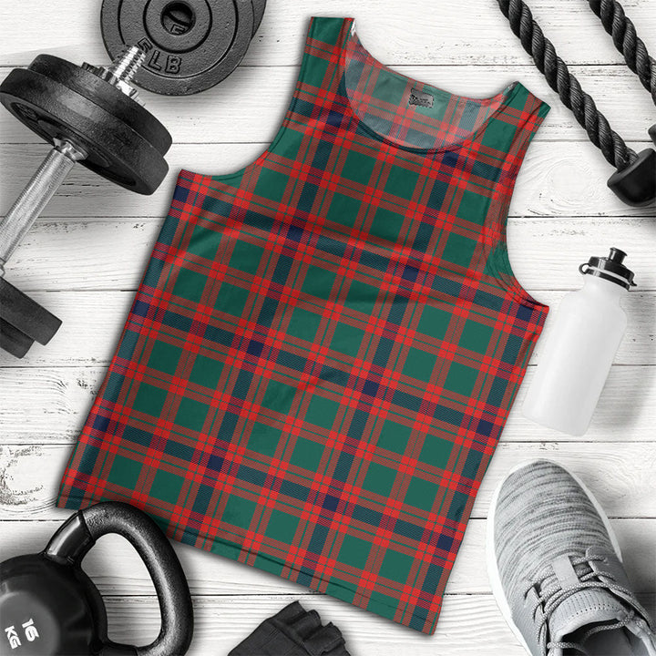 Skene Modern Clan Badge Tartan Men Tank Top