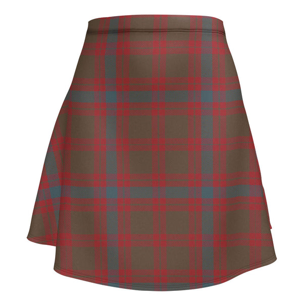 Skene Weathered Clan Badge Tartan Flared Skirt