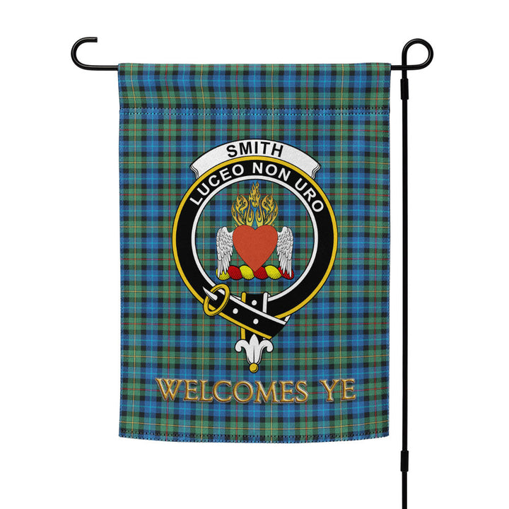 Smith Ancient Clan Badge Tartan Garden Flag