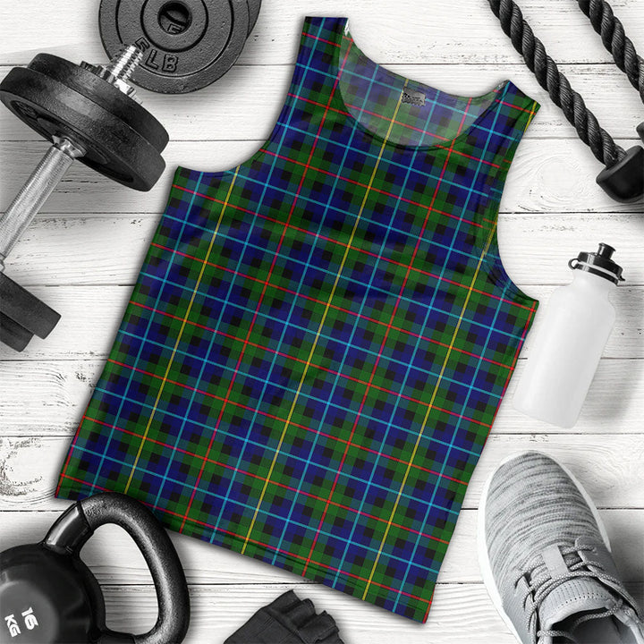 Smith Modern Clan Badge Tartan Men Tank Top