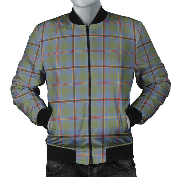 Snodgrass Weathered Clan Badge Tartan Bomber Jacket
