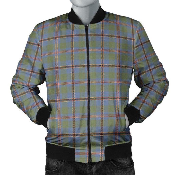 Snodgrass Weathered Clan Badge Tartan Bomber Jacket