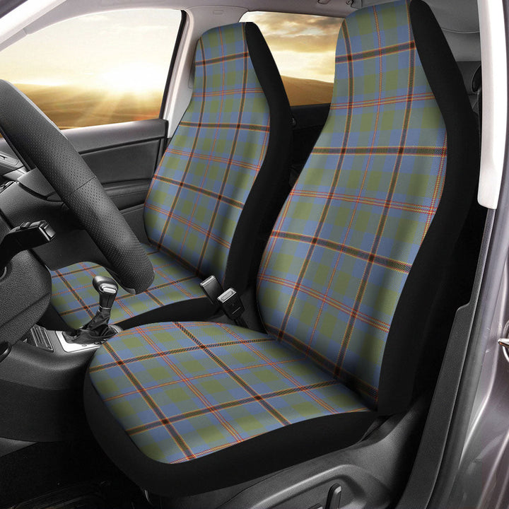 Snodgrass Weathered Clan Badge Tartan Car Seat Covers
