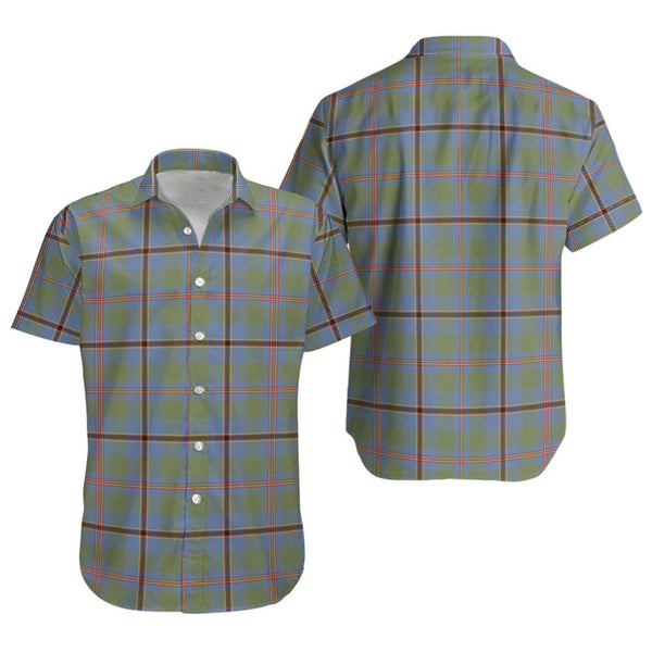 Snodgrass Weathered Clan Badge Tartan Short Sleeve Shirt