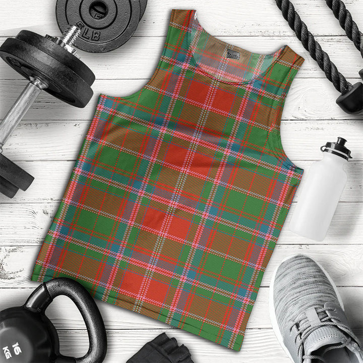 Somerville Ancient Clan Badge Tartan Men Tank Top