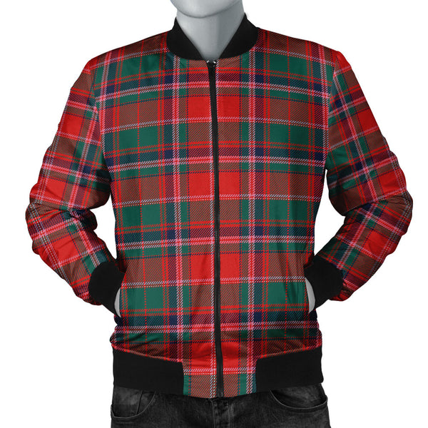 Somerville Modern Clan Badge Tartan Bomber Jacket