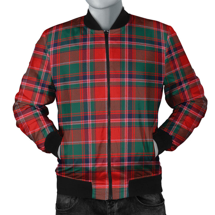 Somerville Modern Clan Badge Tartan Bomber Jacket