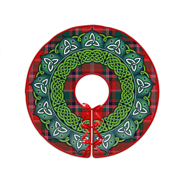 Somerville Modern Clan Badge Tartan Christmas Tree Skirt Heritage Holiday Decor