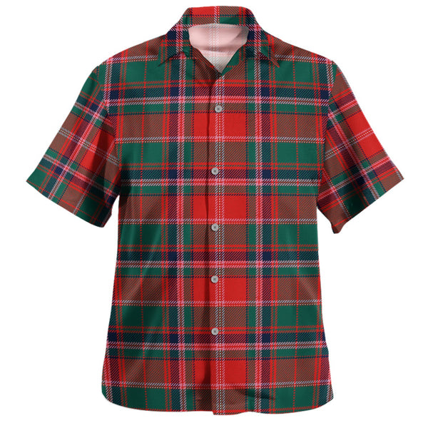 Somerville Modern Clan Badge Tartan Hawaiian Shirt