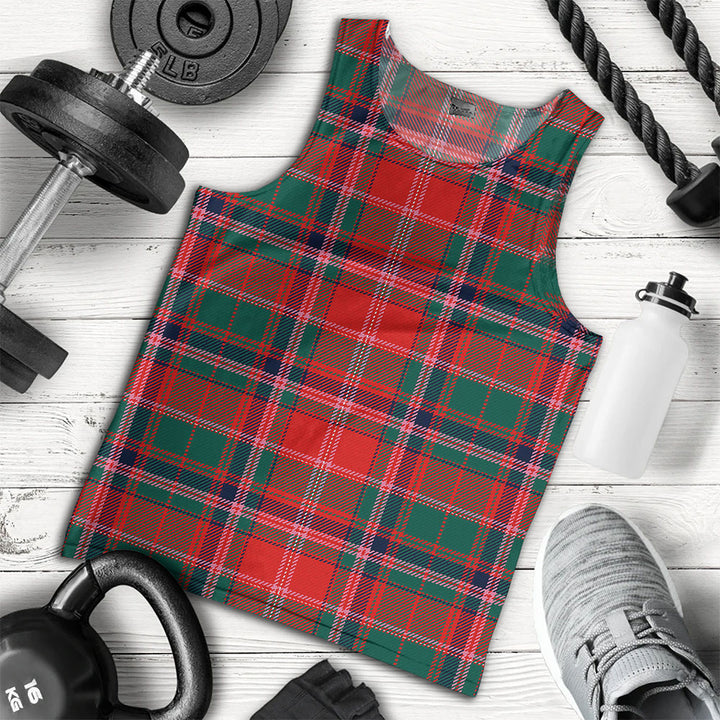Somerville Modern Clan Badge Tartan Men Tank Top