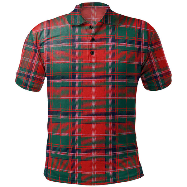 Somerville Modern Clan Badge Tartan Polo Shirt