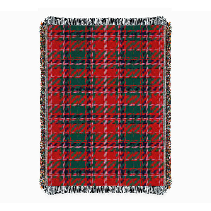 Somerville Modern Clan Badge Tartan Woven Blanket