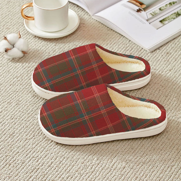 Somerville Weathered Clan Badge Tartan Plush Slipper