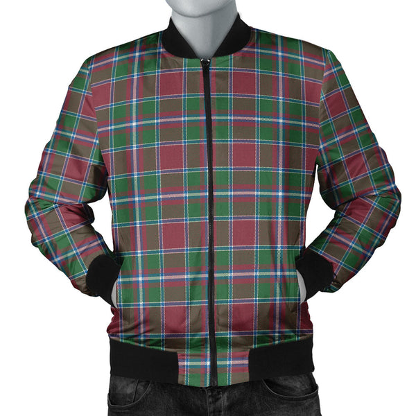 Spens Ancient Clan Badge Tartan Bomber Jacket