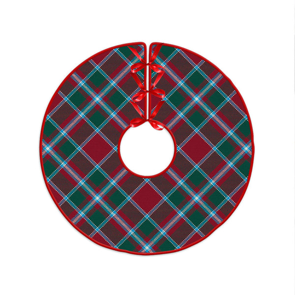 Spens Modern Clan Badge Tartan Christmas Tree Skirt