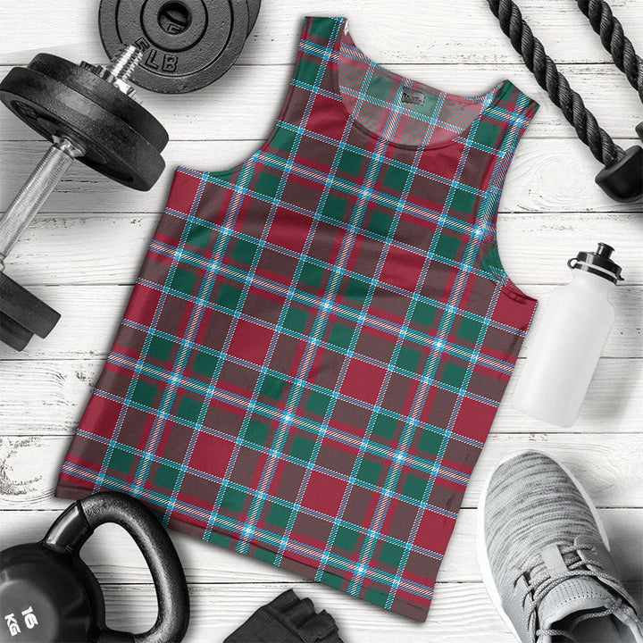 Spens Modern Clan Badge Tartan Men Tank Top