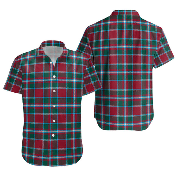 Spens Modern Clan Badge Tartan Short Sleeve Shirt