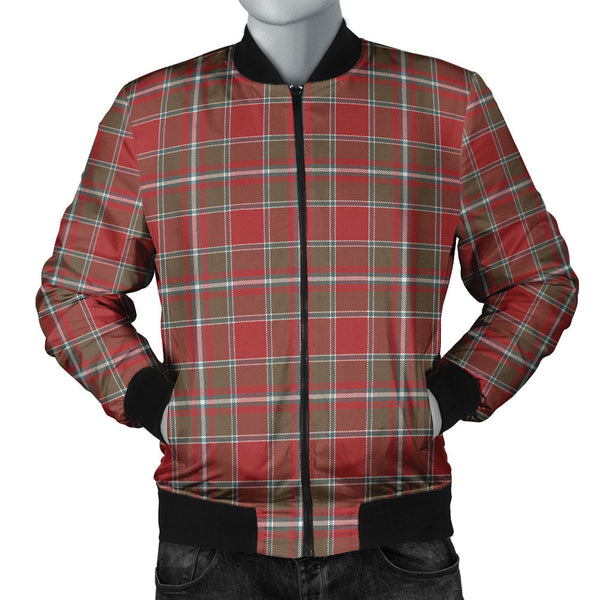 Spens Weathered Clan Badge Tartan Bomber Jacket