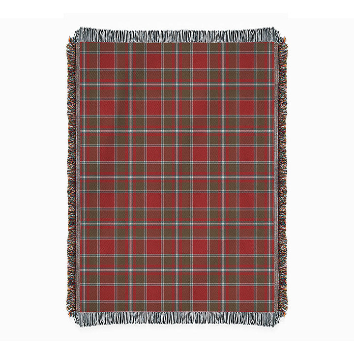 Spens Weathered Clan Badge Tartan Woven Blanket