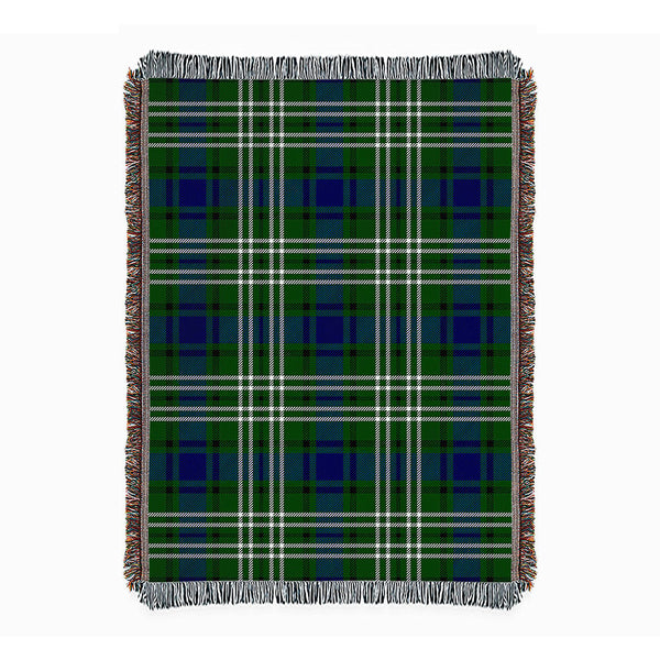 Spottiswood Clan Badge Tartan Woven Blanket