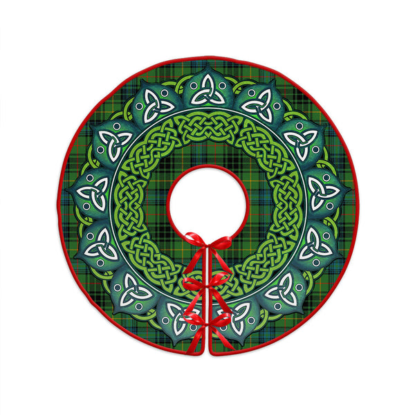 Stewart Hunting Ancient Clan Badge Tartan Christmas Tree Skirt Heritage Holiday Decor