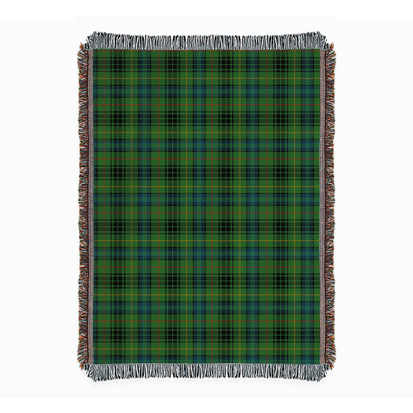 Stewart Hunting Ancient Clan Badge Tartan Woven Blanket