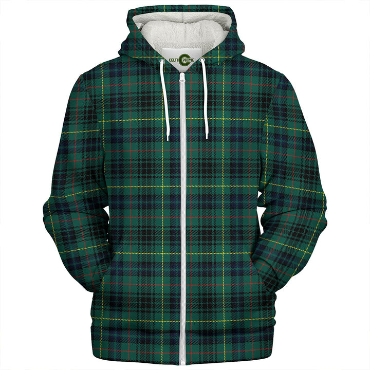 Stewart Hunting Modern Clan Badge Tartan Sherpa Hoodie