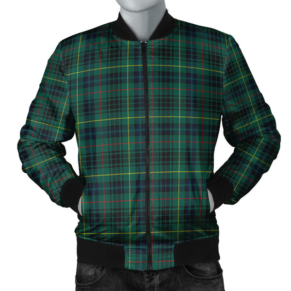 Stewart Hunting Modern Clan Badge Tartan Bomber Jacket