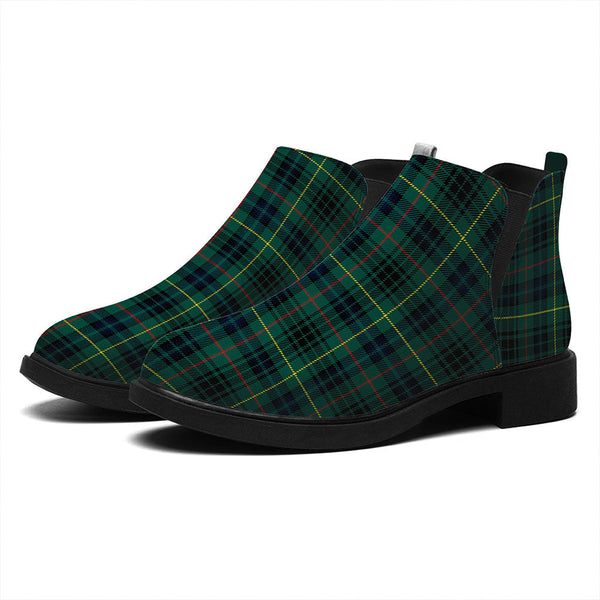 Stewart Hunting Modern Tartan Flat Ankle Boots